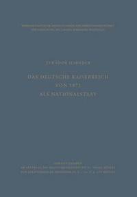 bokomslag Das Deutsche Kaiserreich von 1871 als Nationalstaat