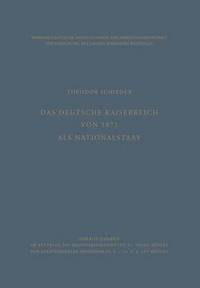 bokomslag Das Deutsche Kaiserreich von 1871 als Nationalstaat