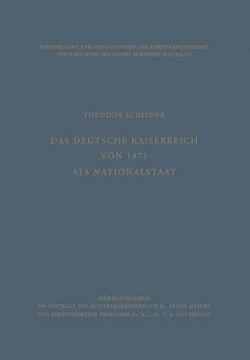bokomslag Das Deutsche Kaiserreich von 1871 als Nationalstaat