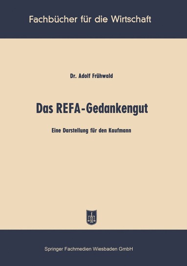 bokomslag Das REFA-Gedankengut