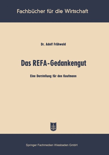 bokomslag Das REFA-Gedankengut