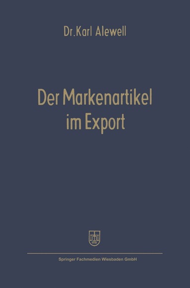 bokomslag Der Markenartikel im Export