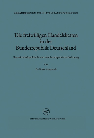 bokomslag Die freiwilligen Handelsketten in der Bundesrepublik Deutschland