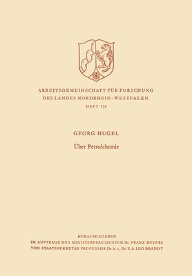 Georg Hugel - Über Petrolchemie, Häftad