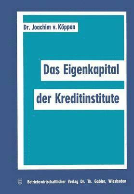 bokomslag Das Eigenkapital der Kreditinstitute