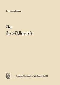 bokomslag Der Euro-Dollarmarkt