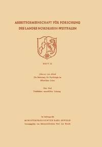 bokomslag Arbeitsgemeinschaft fr Forschung des Landes Nordrhein-Westfalen