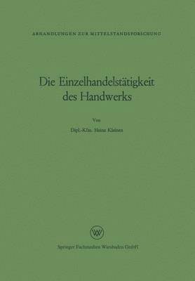 Die Einzelhandelsttigkeit des Handwerks 1