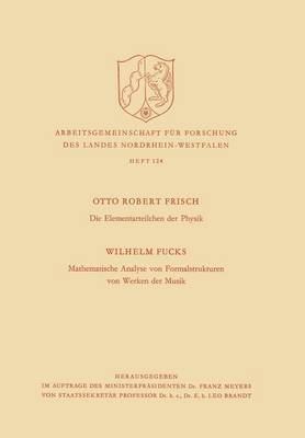 bokomslag Die Elementarteilchen der Physik / Mathematische Analyse von Formalstrukturen von Werken der Musik