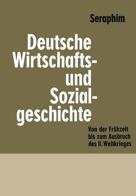 bokomslag Deutsche Wirtschafts- und Sozialgeschichte