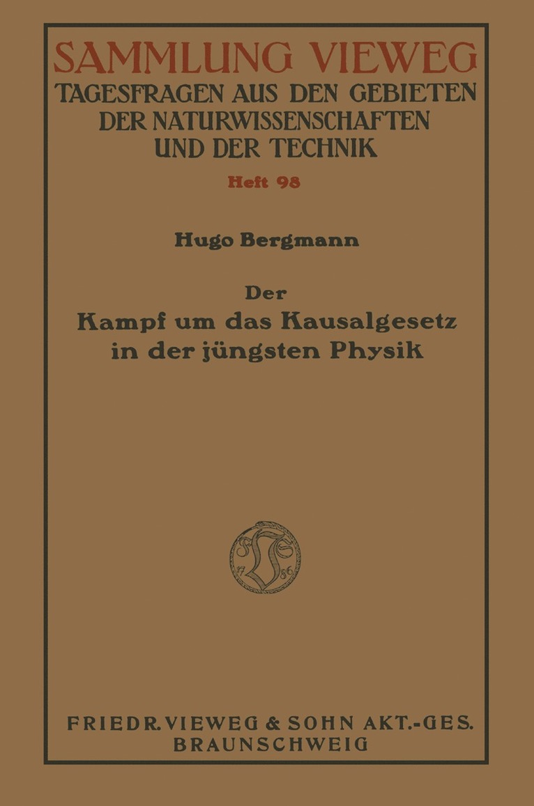Shemuʼel Hugo Bergman, Shemu&#700;el Hugo Bergman, Shemu'el Hugo Bergman, Shemu¿el Hugo Bergman - Der Kampf um das Kausalgesetz in der jüngsten Physik, Häftad
