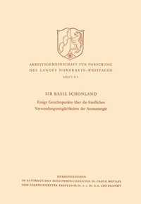 bokomslag Einige Gesichtspunkte über die friedlichen Verwendungsmöglichkeiten der Atomenergie