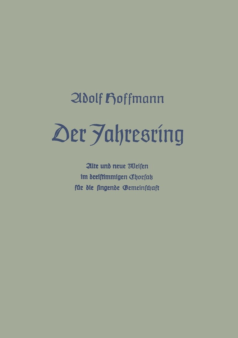 Der Jahresring 1