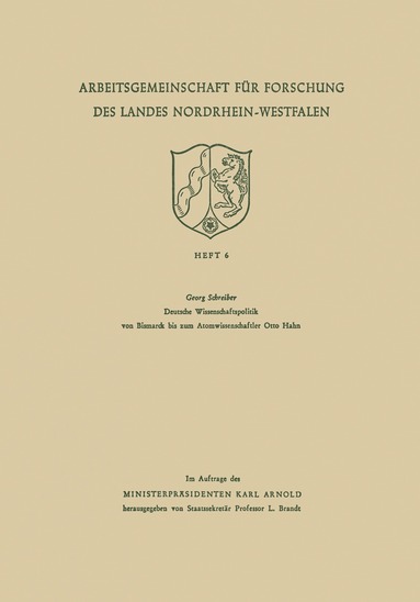 bokomslag Deutsche Wissenschaftspolitik von Bismarck bis zum Atomwissenschaftler Otto Hahn