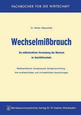 bokomslag Wechselmißbrauch