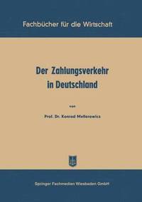 bokomslag Der Zahlungsverkehr in Deutschland