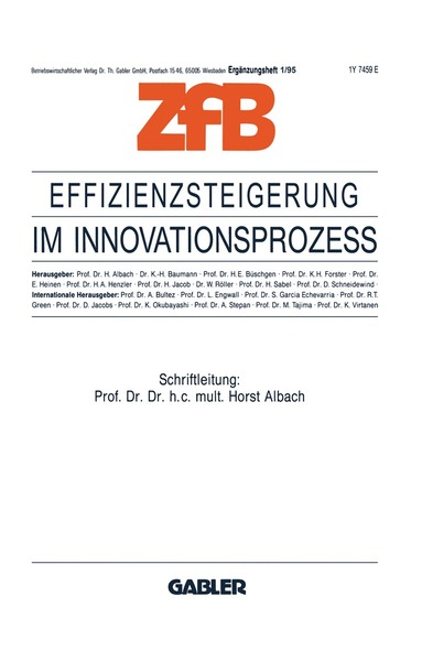 bokomslag Effizienzsteigerung im Innovationsproze