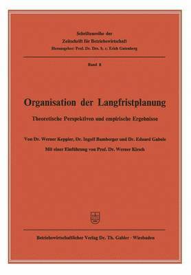 bokomslag Organisation der Langfristplanung