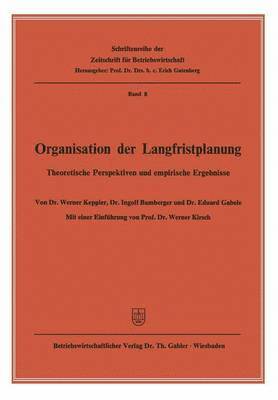 bokomslag Organisation der Langfristplanung