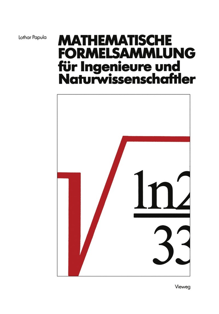 Mathematische Formelsammlung fr Ingenieure und Naturwissenschaftler 1