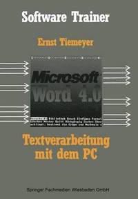 bokomslag Textverarbeitung mit Microsoft Word 4.0 auf dem PC