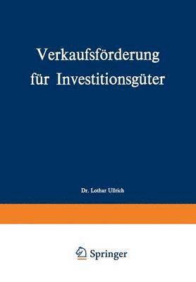 Verkaufsförderung für Investitionsgüter 1