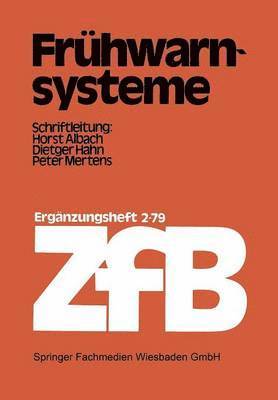 Horst Albach - Frühwarnsysteme, Häftad