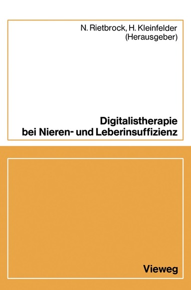 bokomslag Digitalistherapie bei Nieren- und Leberinsuffizienz