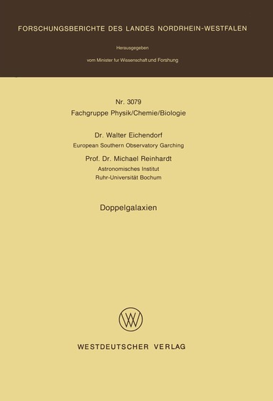 Walter Eichendorf - Doppelgalaxien, Häftad
