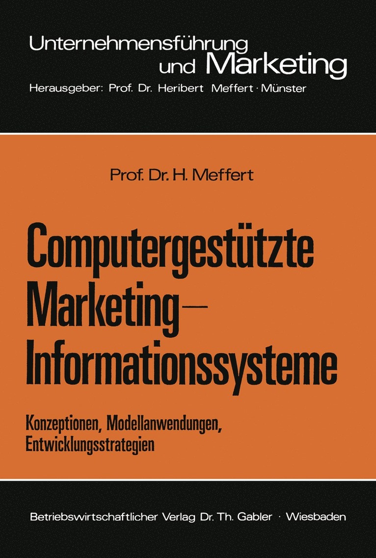 Computergestützte Marketing-Informationssysteme