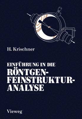 bokomslag Einfhrung in die Rntgenfeinstrukturanalyse