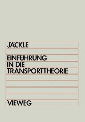 bokomslag Einfhrung in die Transporttheorie