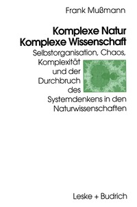 bokomslag Komplexe Natur  Komplexe Wissenschaft