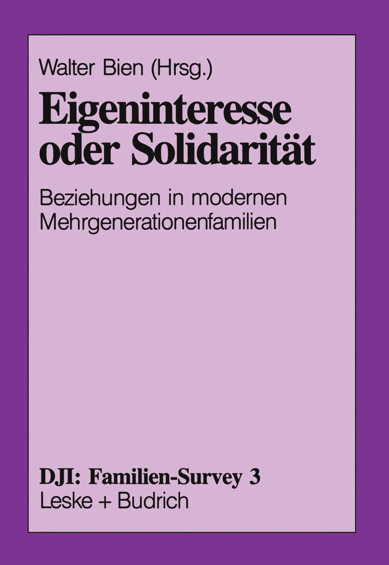 Walter Bien - Eigeninteresse oder Solidarität, Häftad