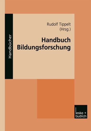 Rudolf Tippelt - Handbuch Bildungsforschung, Häftad