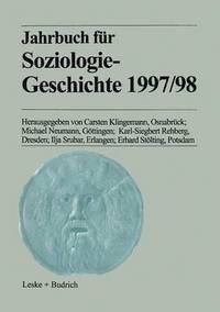 bokomslag Jahrbuch fr Soziologiegeschichte 1997/98