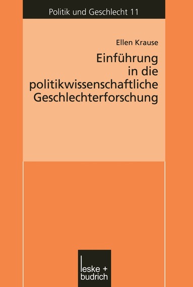 Ellen Krause - Einführung in die politikwissenschaftliche Geschlechterforschung, Häftad