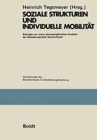 bokomslag Soziale Strukturen und individuelle Mobilitt