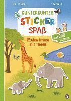 bokomslag Kunterbunter Stickerspaß - Zählen lernen mit Tieren