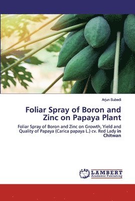 Foliar Spray of Boron and Zinc on Papaya Plant 1