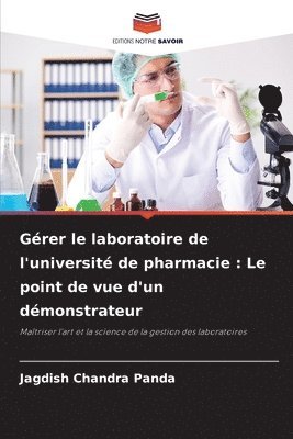 Grer le laboratoire de l'universit de pharmacie 1