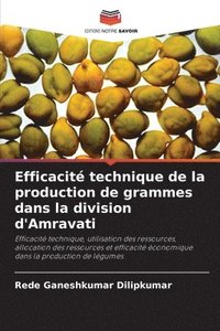 bokomslag Efficacité technique de la production de grammes dans la division d'Amravati