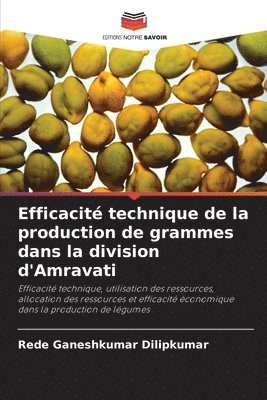 bokomslag Efficacité technique de la production de grammes dans la division d'Amravati