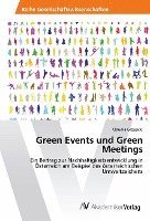 bokomslag Green Events und Green Meetings