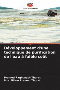 bokomslag Développement d'une technique de purification de l'eau à faible coût