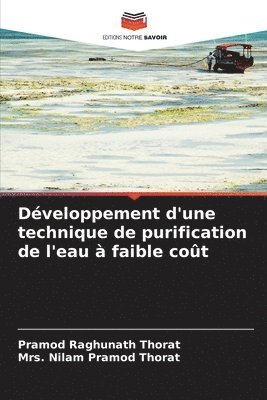 bokomslag Développement d'une technique de purification de l'eau à faible coût
