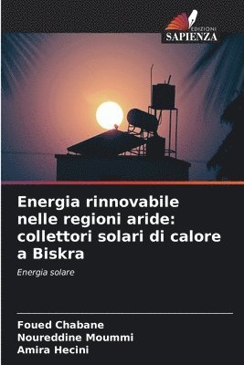 bokomslag Energia rinnovabile nelle regioni aride: collettori solari di calore a Biskra