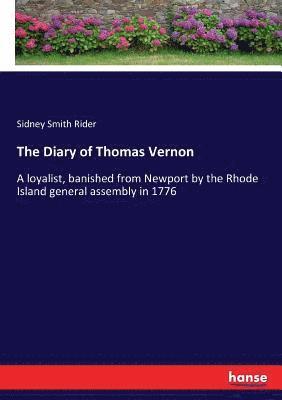 bokomslag The Diary of Thomas Vernon