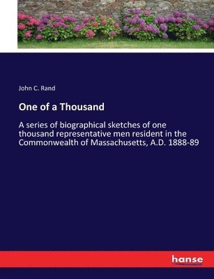 John C Rand - One of a Thousand, Häftad