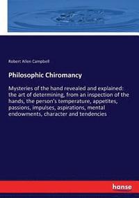 bokomslag Philosophic Chiromancy